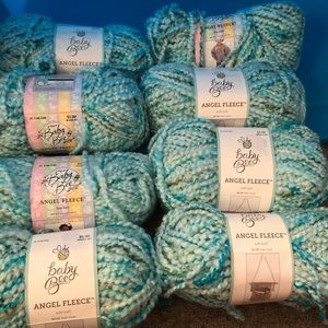 8 Skeins Baby Bee Angel Fleece baby yarn